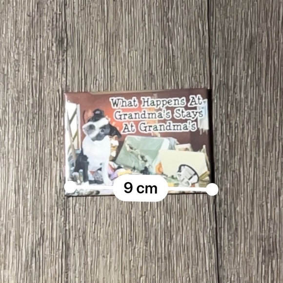 🌼2/$12 Wag Whimsy Boston Terrier Magnet - Picture 4 of 5